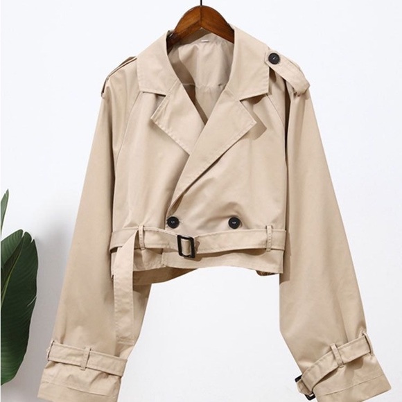 Short zara trending trench coat - Picture 2 of 3